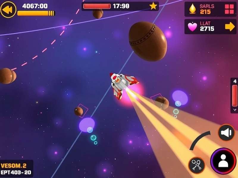Thrust Galaxy Explorer Gameplay Screenshot